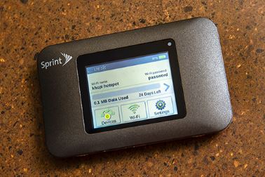 mobile hotspot on a table